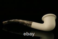 Calabash Hand Carved Block Meerschaum Pipe with custom CASE 10996