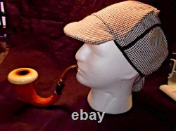 Calabash Pipe Block Meerschaum Bowl Carved Gourd Body -cala26