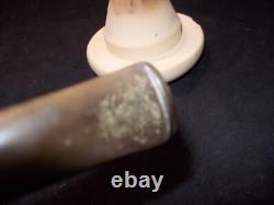 Calabash Pipe Block Meerschaum Bowl Carved Gourd Body -cala26