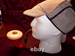 Calabash Pipe Block Meerschaum Bowl Gourd Body Removable Bowl -cala24
