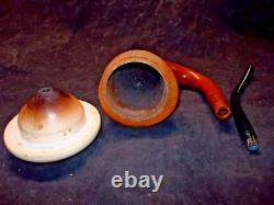 Calabash Pipe Block Meerschaum Bowl Gourd Large -cala21