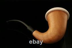 Calabash Sherlock Style Hand Made Block Meerschaum + Mahogany in a fit case 0007