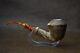 Calcined Rhodesian Pipe With Tamper Block Meerschaum-new Handmade W Case#1425