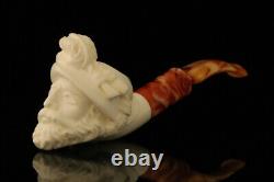 Cavalier Block Meerschaum Pipe with fitted case M1431