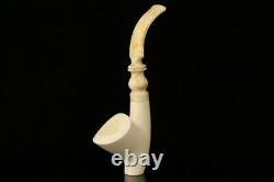 Cavalier Self Sitter Block Meerschaum Pipe with CASE 10432