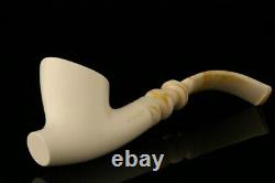 Cavalier Self Sitter Block Meerschaum Pipe with CASE 10432