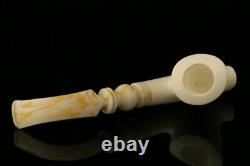 Cavalier Self Sitter Block Meerschaum Pipe with CASE 10432