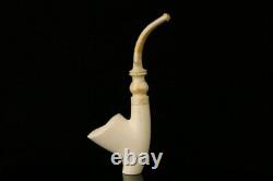 Cavalier Self Sitter Block Meerschaum Pipe with CASE 10432