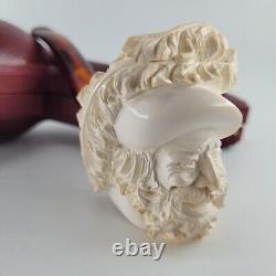 Cavalier meerschaum pipe handcarved block meerschaum by CPW #4247