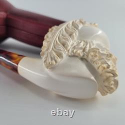 Cavalier meerschaum pipe handcarved block meerschaum by CPW #4247