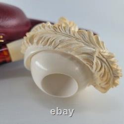 Cavalier meerschaum pipe handcarved block meerschaum by CPW #4647