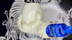 Çelebi Meerschaum Claw, with Case, Hand Carved