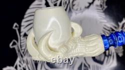 Çelebi Meerschaum Claw, with Case, Hand Carved