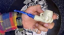 Çelebi Meerschaum Claw, with Case, Hand Carved