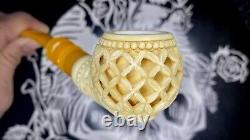 Çelebi Meerschaum Intricate, with Case, Hand Carved? High Detail