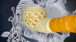 Çelebi Meerschaum Intricate, with Case, Hand Carved? High Detail