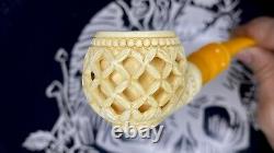 Çelebi Meerschaum Intricate, with Case, Hand Carved? High Detail