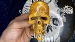 Çelebi Meerschaum Skull, with Case, XL High Detail? Hand Carved by Kenan