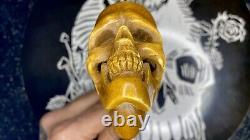 Çelebi Meerschaum Skull, with Case, XL High Detail? Hand Carved by Kenan