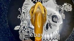 Çelebi Meerschaum Skull, with Case, XL High Detail? Hand Carved by Kenan