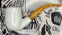 Çelebi Meerschaum Smooth Etched, with Case, Hand Carved