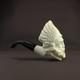 Cevher Viking Figure Pipe New Handmade Block Meerschaum W Case&stand#1786