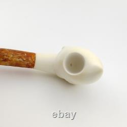 Christmas Gnome Block Meerschaum Pipe, With Case and Christmas Pouch, UMP