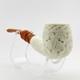 Classic Floral Block Meerschaum Pipe, With Case, Unique Meerschaum Pipes