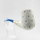Classic Lattice Silver Spigot Block Meerschaum Pipe, With Case, Unique Meerschaum