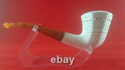 Classic Meerschaum pipe, Smoking pipe, Block meerschaum, Hand carved pipe