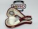 Classic Unsmoked Block Meerschaum Tobacco Smoking Pipe With Fitted Case