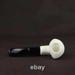 Cobra PIPE-BLOCK MEERSCHAUM-NEW-HAND CARVED With Case#1452