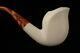 Cobra Smooth Hand Carved Block Meerschaum Pipe In A Fitted Case 6732