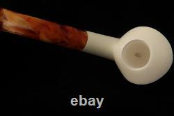 Cobra Smooth Hand Carved Block Meerschaum Pipe in a fitted CASE 6732