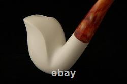 Cobra Smooth Hand Carved Block Meerschaum Pipe in a fitted CASE 6732