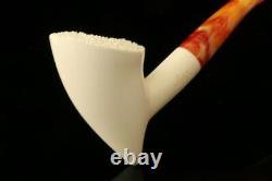Cone Hand Carved Block Meerschaum Pipe with a fitted CASE 9976