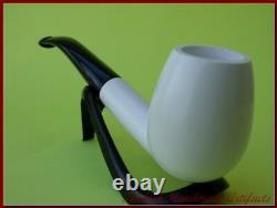 DELUXE Block Meerschaum Smoking Tobacco Pipe Pipa Pfeife With CASE AGV-1316