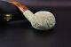 Deep Carving Tomato Pipe By Ege New Block Meerschaum Handmade W Case#125