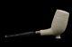 Deluxe Cutty Pipe Block Meerschaum-new-hand Carved W Case#1397