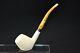 Deluxe Cutty Pipe Block Meerschaum-new-hand Carved W Case#737