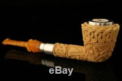 Deluxe Canadian Block Meerschaum Pipe by Tekin in a fitted case 8430