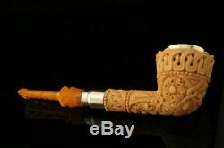 Deluxe Canadian Block Meerschaum Pipe by Tekin in a fitted case 8430