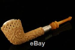 Deluxe Canadian Block Meerschaum Pipe by Tekin in a fitted case 8430