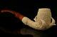 Deluxe Embossed Eagle's Claw Block Meerschaum Pipe With Case 12723