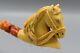 Deluxe Horse? Pipe New-block Meerschaum Handmade W Fitted Case#1857