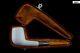 Deluxe Smooth Billiard Cutty Pipe Block Meerschaum-new-hand Carved W Case#901