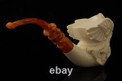 Deluxe Viking Block Meerschaum Pipe with fitted case 14338