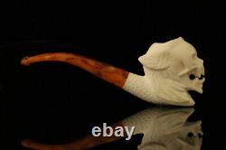 Devil Block Meerschaum Pipe with fitted case M2168