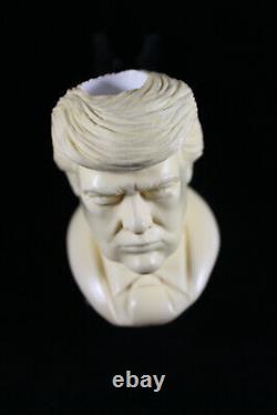 Donald Trump Pipe, The Best Block Meerschaum, Unsmoked Meerschaum, Smoking Pipe