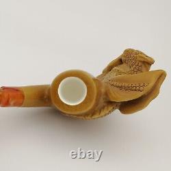 Dragon Block Meerschaum Pipe, With Case, Unique Meerschaum Pipes